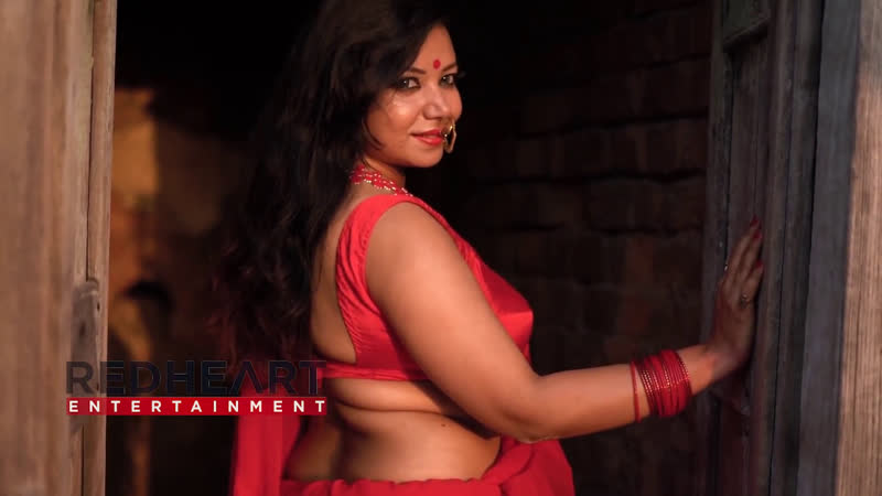 Sreeparna red saree redheart entertainment