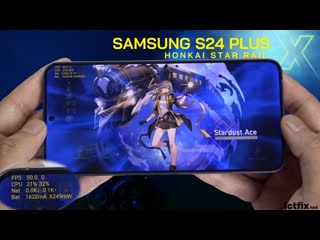[ictfix net] samsung galaxy s24 plus honkai star rail gaming test | exynos 2400, 120hz display