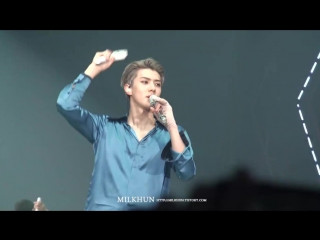 160910 the exor dium in bangkok tender love sehun