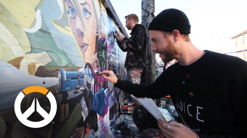 Граффити overwatch в сиднее и мельбурне