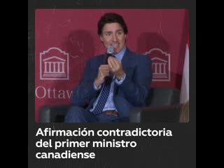 Justin trudeau afirma que nunca obligó a nadie a vacunarse