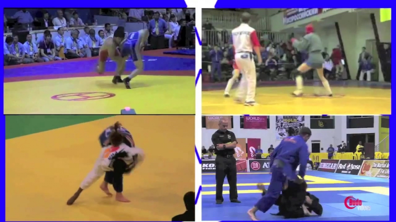 Wrestling sambo bjj judo highlight comparison video