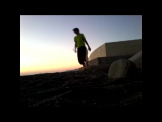 Im love sand oleg sorokin freerunning on beach mxf