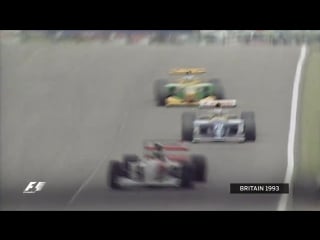 Britain 1993 senna fends off prost and schumacher