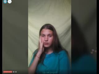 Young woman in periscope bra 