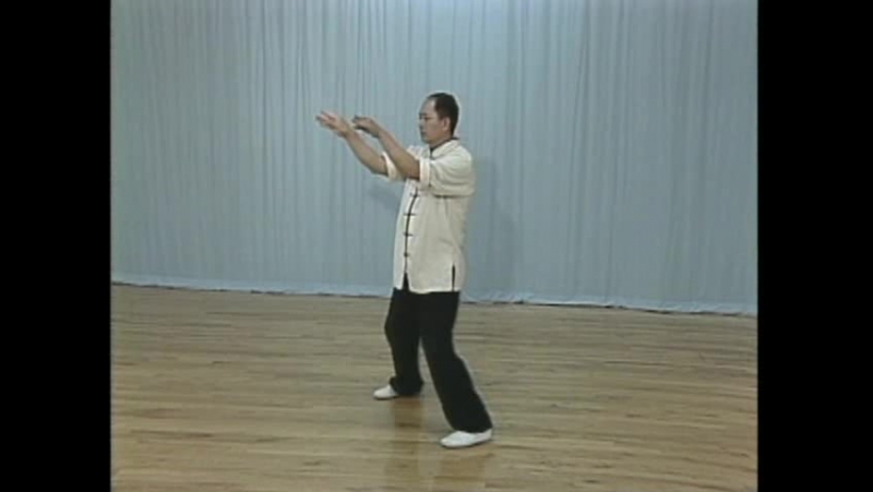 Белый журавль жесткий и мягкий цигун