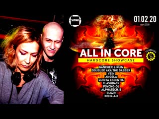Dj angela – all in core! live (01/02/2020) @ shtab saint petersburg