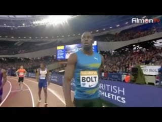 Usain bolt mens 100m heat 2 london diamond league 2015