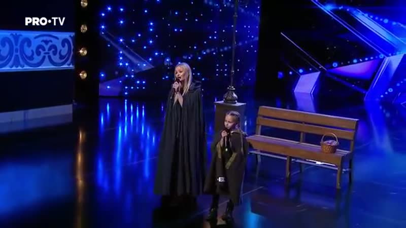 Amelia uzun &amp; anca cernicova – once upon a december (romanii au talent 2018)