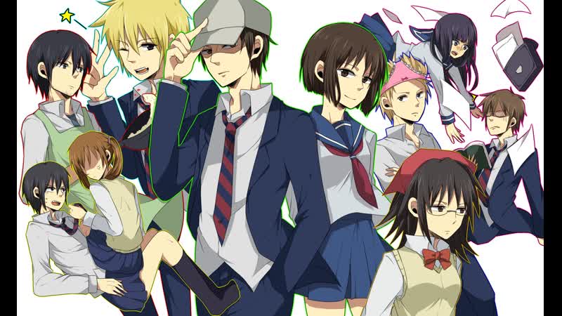 Повседневная жизнь старшеклассников 1 сезон danshi koukousei no nichijou 2012 будни аниме марафон все серии подряд одним фильмом
