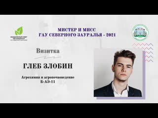 Глеб злобин визитка участника мим 2021