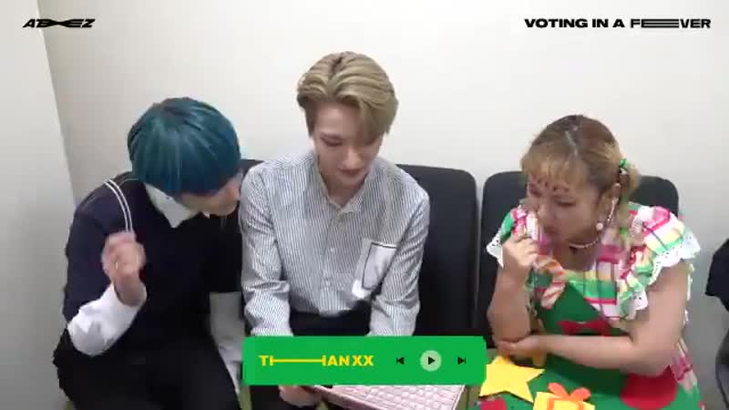 Inception thanxx 투표에 참여해주신 박나래 선배님의 선택은 voting in a fever fever part 1 ateez 에이티즈 박나래