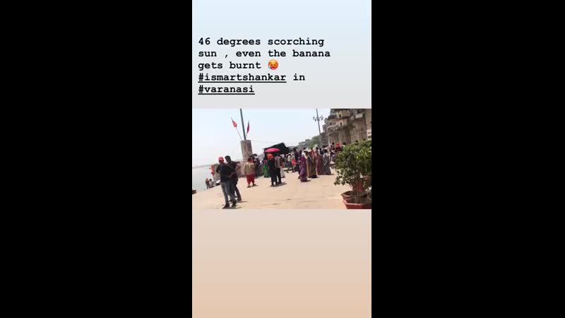 Charmme's insta stories ismart shankar