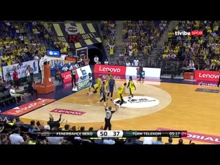 Bsl play off çeyrek final 3 maç özeti fenerbahçe beko 92 59 türk telekom