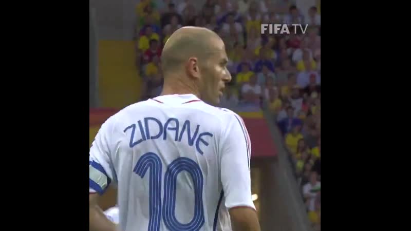 Zinedine zidane vs brazil, 2006