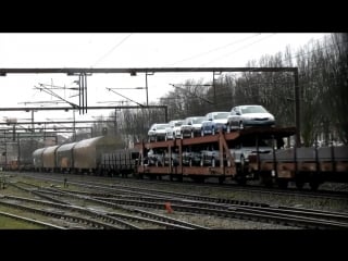 Db schenker 185 332 1 med blandet godstog