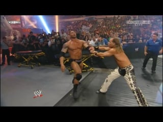 (wwe mania) one night stand 2008 shawn michaels vs batista (stretcher match)