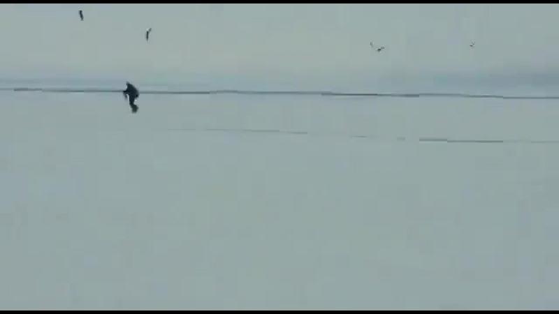 Лёд тронулся в охотском море