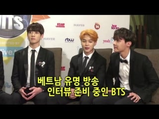 160227 bts interview @ gala vietnam top hits