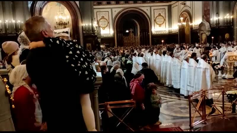 🌿 отпевание отца димитрия в храме христа спасителя 🌿