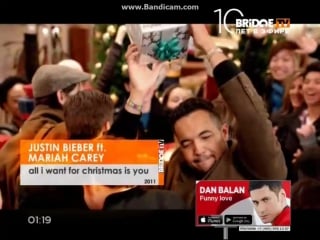 Justin bieber ft mariah carey all i want for christimas is you (bridgetv)