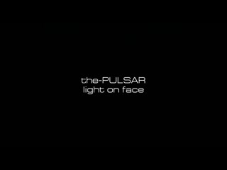 The pulsar "light on face"