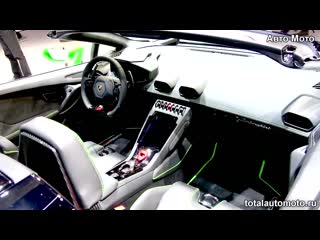 2019 lamborghini huracan evo spyder на автосалоне в женеве