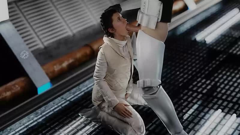 Princess leia organa star wars animated blender pewposterous webm