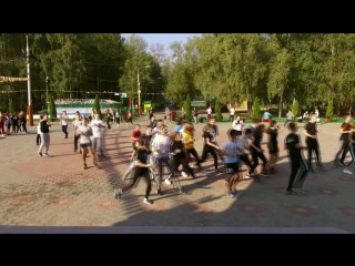 2018 09 14 утренняя зарядка на свежем воздухе (лобня)