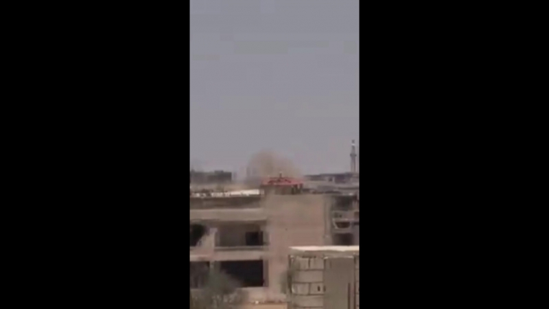 Сирия 25 06 2018 авиаудары по позициям боевиков в дараа