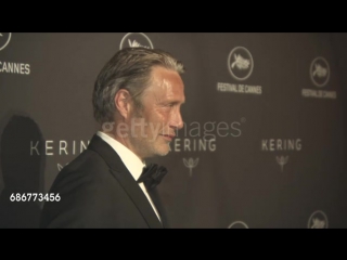 Mads mikkelsen at women in motion by kering party on may 21, 2017 in cannes, france