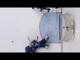 Frederik andersen makes daring poke check to rob david krejci