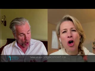 Bruno pelletier et brigitte marchand nella fantasia (yoga concert contre le cancer 2020)