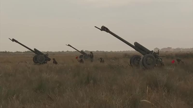 Подъем по тревоге, марш и занятие боевых позиций морпехами каспийской флотилии на скшу «кааз 2020»