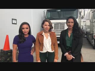 Voting squad – candice patton, jessica parker kennedy and danielle nicolet