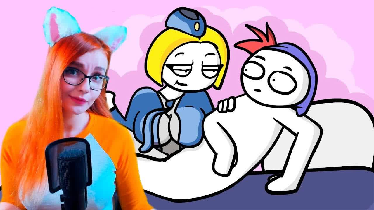 [юмилия] первый раз, в поезде (анимация) реакция на закатуна (zakatoon)