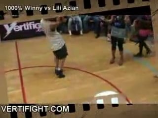 Lili azian vs winny vertifight 1000%