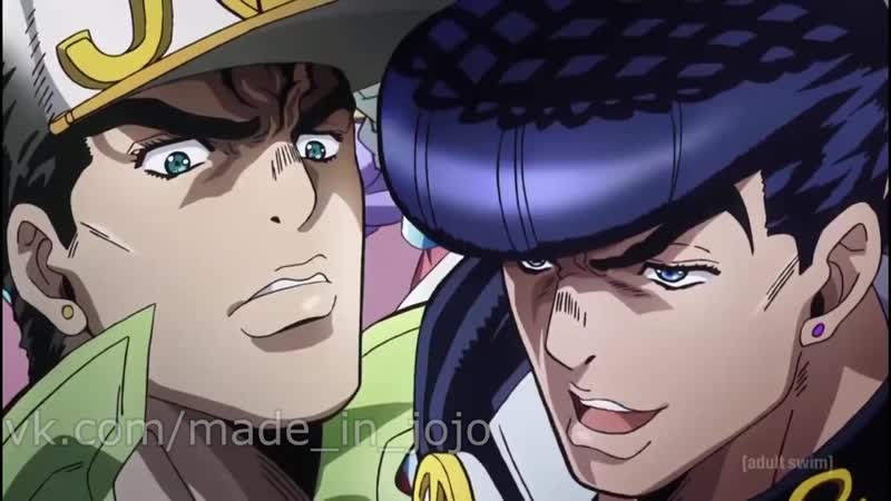 Джотаро против джоске (переозвучка)