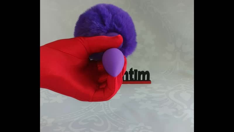 Анальная втулка с хвостом 13 см, ø 2,8 см, 42 г