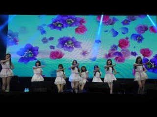 151007 2nd mini album showcase| oh my girl hot summer nights [fancam]