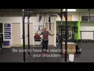 Ring muscle up progressions