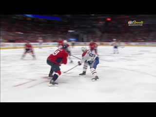 Alex ovechkin completely flattens jonathan drouin with huge hit