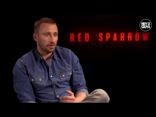 Matthias schoenaerts talks red sparrow working with jennifer lawrence