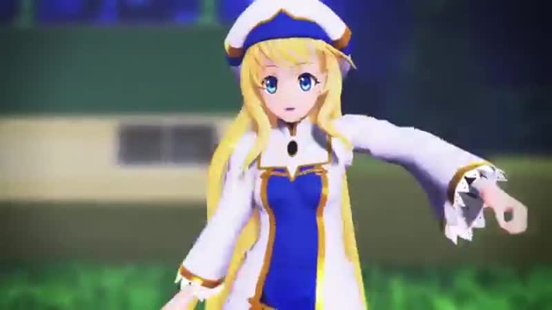 【mmdゴブスレ】女神官がかっこかわいく「girls」【神官服でできるもん】 mp4
