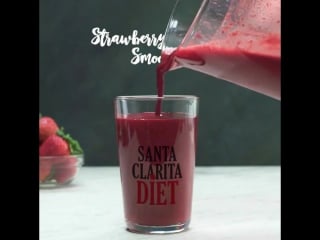 Wake up your tastebuds with a strawberry surprise smoothie!