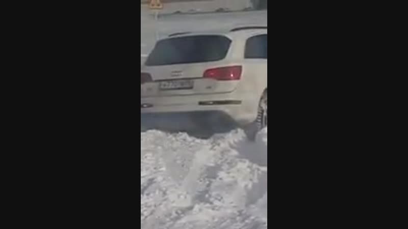 Обочечник против снега нива показала как нужно