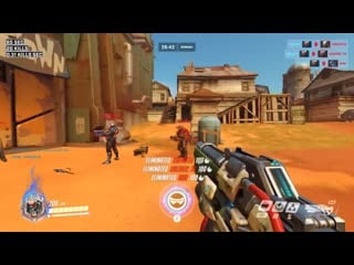 [overwatch workshop] aim practice v2 (homemade pharah bots added!)