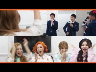 [video] 160322 v o s covers mamamoo you're the best and um oh ah yeh @ the show waiting room