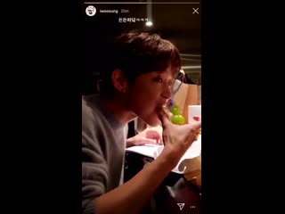 [10 26 2019] woosung ig story update yum!