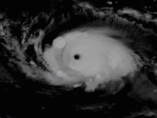 Lightning in a menacing hurricane dorian epic imagery from space